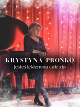 Baner promujący wydarzenie. Nazwa wydarzenia i zdjęcie artystki.