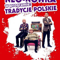 Baner promujący wydarzenie. Nazwa wydarzenia i zdjęcie artystów.