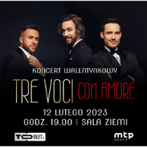 Baner promujący wydarzenie. Nazwa wydarzenia i zdjęcie artystów.