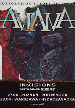 Baner promujący wydarzenie. Nazwa wydarzenia i zdjęcie artystów.