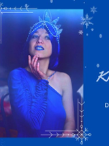 Baner promujący wydarzenie. Nazwa wydarzenia i zdjęcie artystki.