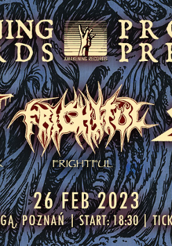 Baner promujący wydarzenie. Nazwa wydarzenia i lista artystów.