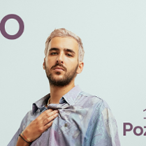 Baner promujący wydarzenie. Nazwa wydarzenia i zdjęcie artysty.