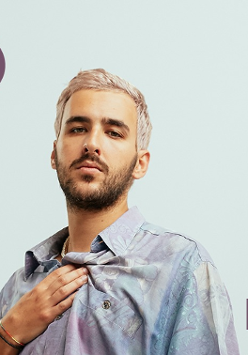 Baner promujący wydarzenie. Nazwa wydarzenia i zdjęcie artysty.