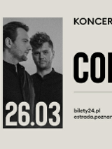 Baner promujący wydarzenie. Nazwa wydarzenia i zdjęcie artystów.