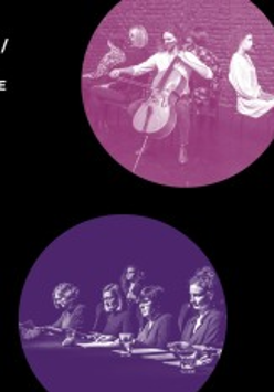 Na czarnym tle zdjęcia kobiet.