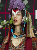 Baner promujący wydarzenie. Nazwa wydarzenia i zdjęcie artystki.