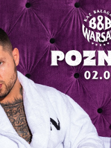 Baner promujący wydarzenie. Nazwa wydarzenia i zdjęcie artysty.