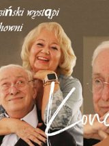 Baner promujący wydarzenie. Nazwa wydarzenia i zdjęcie artystów.