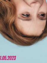 Baner promujący wydarzenie. Nazwa wydarzenia i zdjęcie artystki.