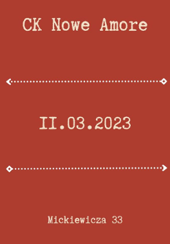 Baner promujący wydarzenie. Nazwa wydarzenia i data.