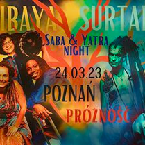 Baner promujący wydarzenie. Nazwa wydarzenia i zdjęcie artystów.