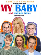 Baner promujący wydarzenie. Nazwa wydarzenia i zdjęcie artystów.