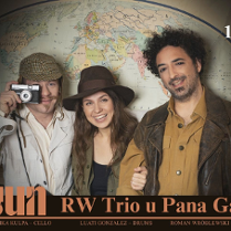 Baner promujący wydarzenie. Nazwa wydarzenia i zdjęcie artystów.