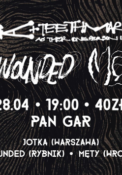 Baner promujący wydarzenie. Nazwa wydarzenia i zdjęcie artystów.