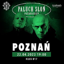 Baner promujący wydarzenie. Nazwa wydarzenia i zdjęcie artystów.