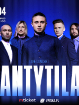 Baner promujący wydarzenie. Nazwa wydarzenia i zdjęcie artystów.