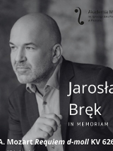 Informacje o wydarzeniu i zdjęcie zmarłego profesora Jarosława Bręka.