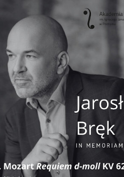 Informacje o wydarzeniu i zdjęcie zmarłego profesora Jarosława Bręka.