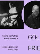 Baner promujący wydarzenie. Nazwa wydarzenia i zdjęcie artystów.