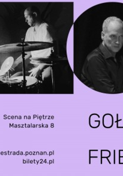 Baner promujący wydarzenie. Nazwa wydarzenia i zdjęcie artystów.