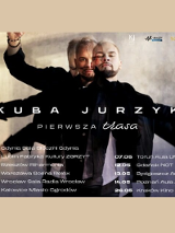 Baner promujący wydarzenie. Nazwa wydarzenia i zdjęcie artysty.