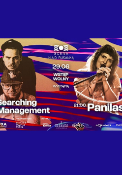 Baner promujący wydarzenie. Nazwa wydarzenia i zdjęcie artystów.