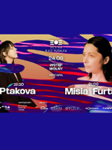 Baner promujący wydarzenie. Nazwa wydarzenia i zdjęcie artystów.