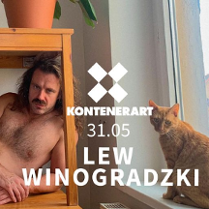 Baner promujący wydarzenie. Nazwa wydarzenia i zdjęcie artysty.