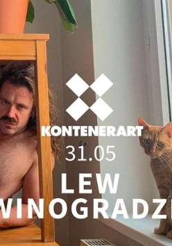 Baner promujący wydarzenie. Nazwa wydarzenia i zdjęcie artysty.