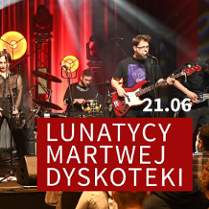 Baner promujący wydarzenie. Nazwa wydarzenia i zdjęcie artystów.