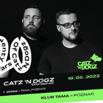 Baner promujący wydarzenie. Nazwa wydarzenia i zdjęcie artystów.