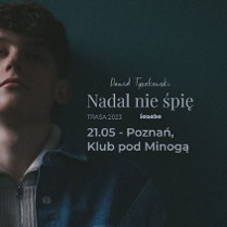 Baner promujący wydarzenie. Nazwa wydarzenia i zdjęcie artysty.