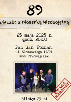 Baner promujący wydarzenie. Nazwa wydarzenia i data.