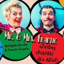 Baner promujący wydarzenie. Nazwa wydarzenia i zdjęcie artystów.