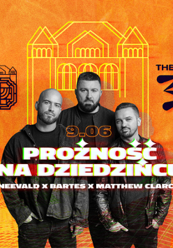 Baner promujący wydarzenie. Nazwa wydarzenia i zdjęcie artystów.