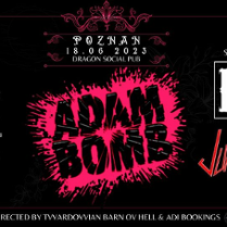 Baner promujący wydarzenie. Nazwa wydarzenia i zdjęcie artystów.