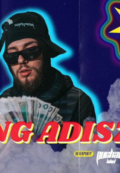 Baner promujący wydarzenie. Nazwa wydarzenia i zdjęcie artysty.