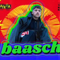 Baner promujący wydarzenie. Nazwa wydarzenia i zdjęcie artysty.