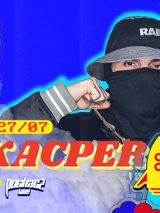 Baner promujący wydarzenie. Nazwa wydarzenia i zdjęcie artysty.