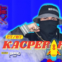 Baner promujący wydarzenie. Nazwa wydarzenia i zdjęcie artysty.