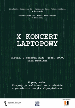 Baner promujący wydarzenie. Nazwa wydarzenia i data.