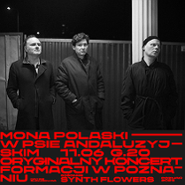 Baner promujący wydarzenie. Nazwa wydarzenia i zdjęcie artystów.