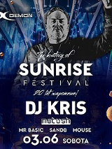 Baner promujący wydarzenie. Nazwa wydarzenia i zdjęcie artysty.