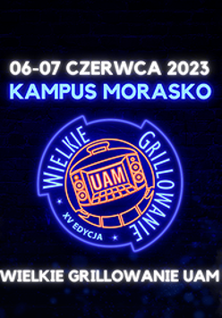 Baner promujący wydarzenie. Nazwa wydarzenia i data.