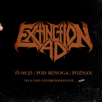 Baner promujący wydarzenie. Nazwa wydarzenia i zdjęcie artystów.