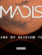 Baner promujący wydarzenie. Nazwa zespołu na tle zdjęcia księżyca.