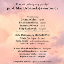 Baner promujący wydarzenie. Nazwa wydarzenia i lista wykonawców.