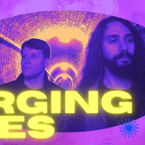 Baner promujący wydarzenie. Nazwa wydarzenia i zdjęcie artystów.