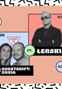 Baner promujący wydarzenie. Nazwa wydarzenia i zdjęcie artystów.